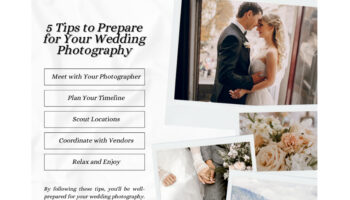 5 Tips to Prepare for Your Wedding Photography